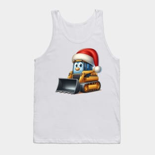 Skidsteer Santa Claus Tank Top